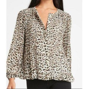 Banana Republic Pleated Blouse Size Medium